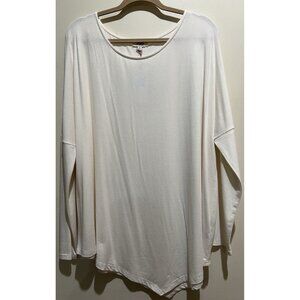 Umgee Long Sleeve Cream Colored Tunic ~ Size Medium~ New With Tags